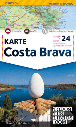 Costa Brava, landkarte