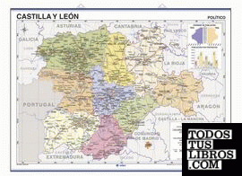Castilla y León, físico / político