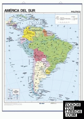 América del Sur, físico / político