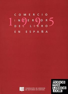 Comercio interior del libro en España 1995