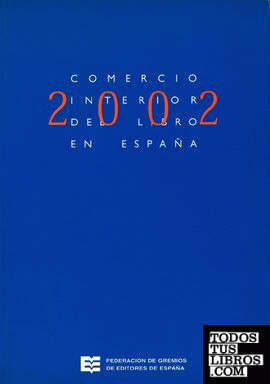 Comercio interior del libro en España 2002