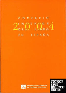 Comercio interior del libro en España 2004