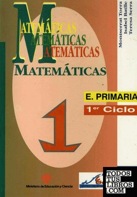 Matemáticas. Educación primaria. 1er. Ciclo