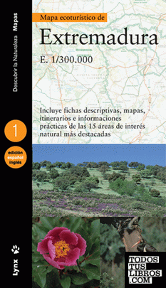 Mapa ecoturístico de Extremadura (Castellano / Inglés)