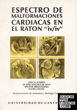 Espectro de malformaciones cardiacas en el ratón "iv-iv"