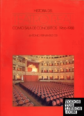 Historia del Teatro Real como sala de conciertos 1966-1988