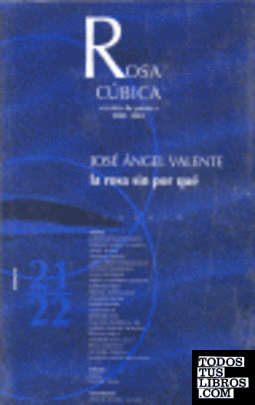 Rosa Cúbica 21-22, revista de poesía, 2000-2001