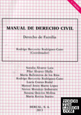 Manual de Derecho Civil. Derecho de Familia
