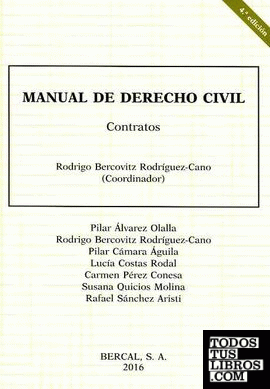 Manual derecho civil contratos 2016