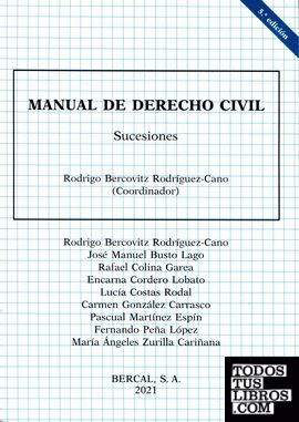 Manual de Derecho Civil. Sucesiones.