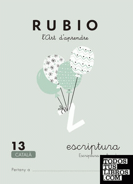 Escriptura RUBIO 13 (català)
