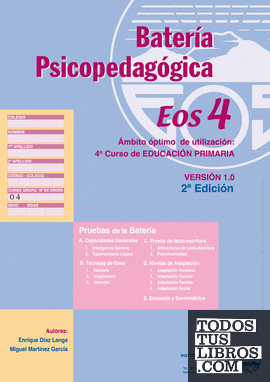 Batería Psicopedagógica EOS-4 (Batería)