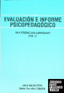 Evaluación e informe psicopedagógico, II