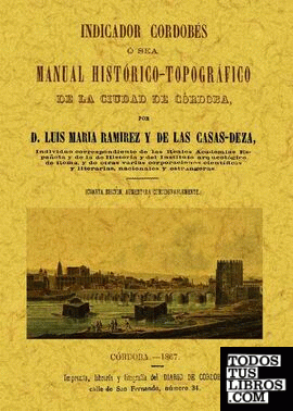 Indicador cordobés, o sea manual histórico-topográfico de la ciudad de Córdoba