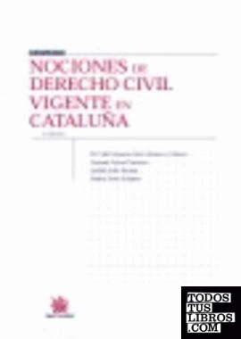 Nociones de derecho civil vigente en Cataluña