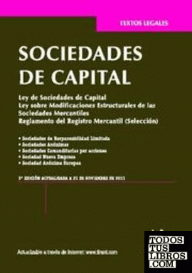Sociedades de Capital 3ª Ed. 2011