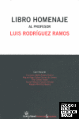 Libro homenaje al profesor Luís Rodríguez Ramos