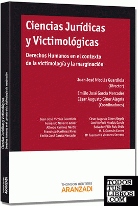 Ciencias Jurídicas y Victimológicas - Derechos Humanos en el contexto de la Victimología y la marginación