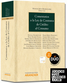 Comentarios a la Ley de Contratos de Crédito al Consumo (Papel + e-book)