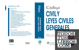 Código Civil y Leyes Civiles Generales 2012