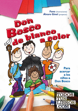 Don Bosco de blanco a color