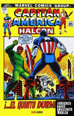 Marvel gold: capitán américa y halcón. ¡el quinto durmiente!