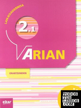 Arian A2.1 Lan-koadernoa (+erantzunak)