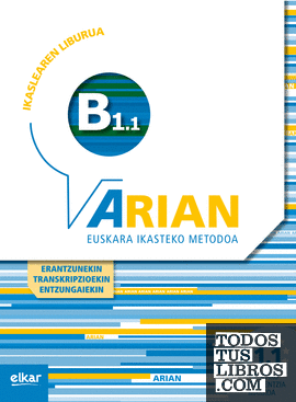 Arian B1.1 Ikaslearen liburua ( +CD audio )
