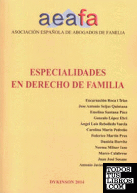 ESPECIALIDADES EN DERECHO DE FAMILIA