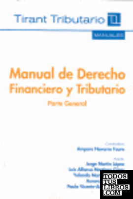 Manual de derecho financiero y tributario
