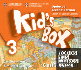 Kid's Box Level 3 Class Audio CDs (4) Updated English for Spanish Speakers 2nd Edition