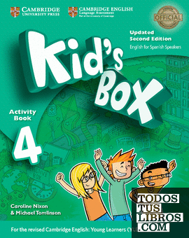 Kid's Box Level 4 Activity Book with CD ROM and My Home Booklet Updated English for Spanish Speakers 2nd Edition