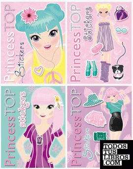 Princess top stickers (4 títulos)