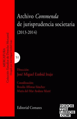 Archivo commenda de jurisprudencia societaria (2013-2014)