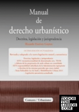 Manual de Derecho Urbanístico