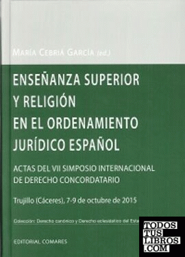 Enseñanza superior y religión en el ordenamiento jurídico español