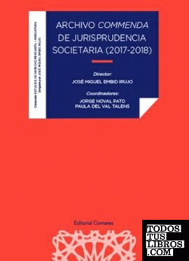 Archivo Commenda de jurisprudencia societaria (2017-2018)