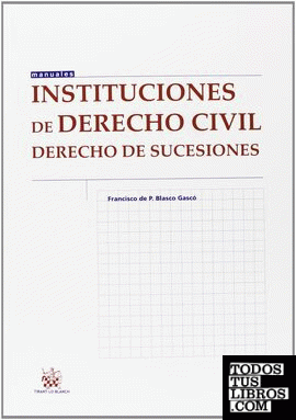 Instituciones de derecho civil