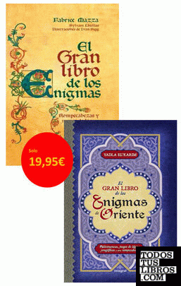 Pack El gran libro de los enigmas + El gran libro de los enigmas de Oriente