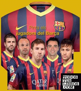Pinta els jugadors del Barça!