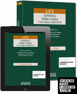 Ley general tributaria y sus reglamentos (Papel + e-book)