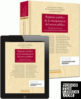 Régimen jurídico de la transparencia en el sector público (Papel + e-book)