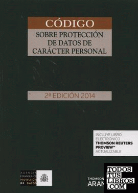 Código sobre protección de datos de carácter personal (Papel + e-book)