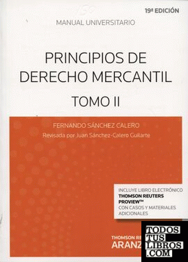 Principios de derecho mercantil tomo II