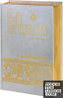 La Biblia Latinoamérica [letra grande] nacarina, canto dorado