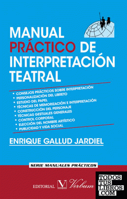 Manual práctico de interpretación teatral