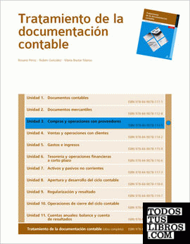 Compras y operaciones con proveedores (Tratamiento de la documentación contable) Compras y operaciones con proveedores (Tratamiento de la documentación contable)