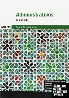 Temario III administrativos junta Andalucía 2016