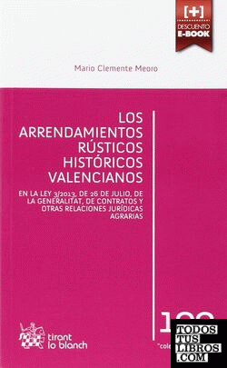 Los Arrendamientos Rústicos Históricos Valencianos