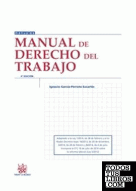 Manual de Derecho del Trabajo 4ª Edición 2014